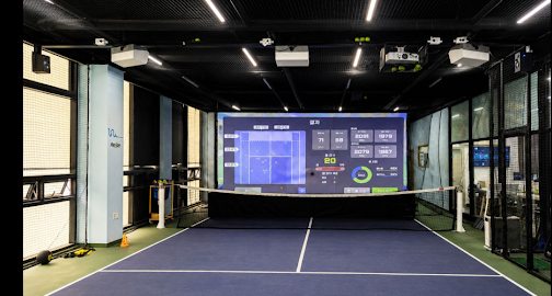 Session results shown on the court screen