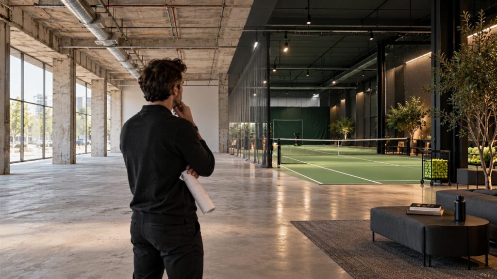 How to open an indoor screen tennis venue: step-by-step