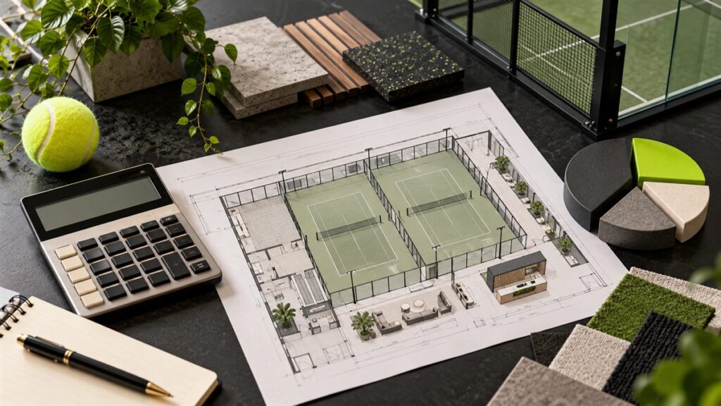 What goes into a screen tennis venue startup budget?
