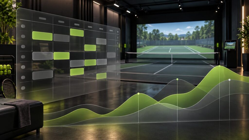 How to model revenue for a screen tennis venue